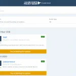 Events->Upcoming Events